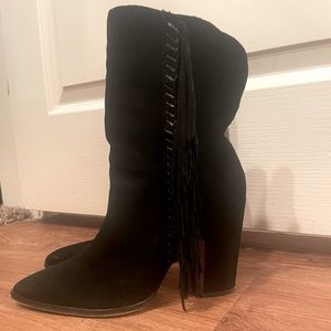 Dolce Vita Fringe Suede Boots